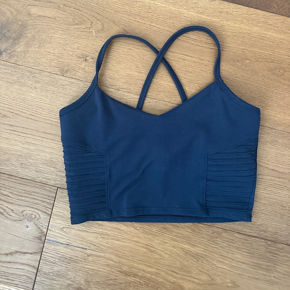 Threads 4 Thought Sports Top with Ribbed Detail Size XS